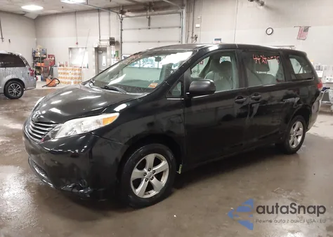2014 Toyota Sienna L V6 7 Passenger from USA, damaged, VIN 5TDZK3DC9ES482561